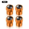 4Pcs Metal Car Wheel Tire Air Valve Caps Stem Covers for Honda Civic Accord Fit City Vezel CRV Odyssey Jazz Prelude Insight ajw256