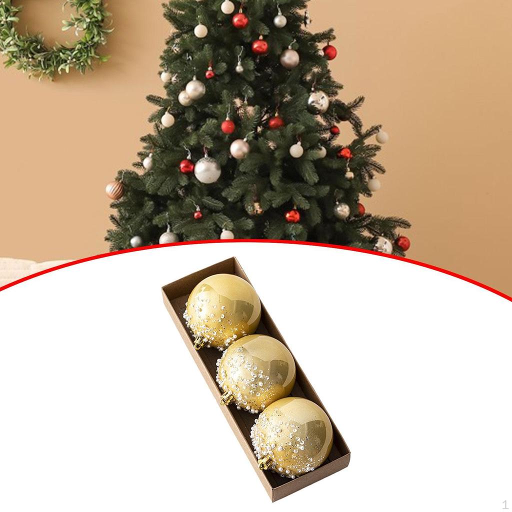 Christmas Ball Set Tree Decorations Handy DIY Projects Decorative Balls for