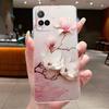 For Vivo Y33S V2109 Y33T V2146 Back Cover Vivo Y21 2021 Y21S Y21A Y21E Y21T Case Clear Luxury Butterfly Flowers Soft Phone Case