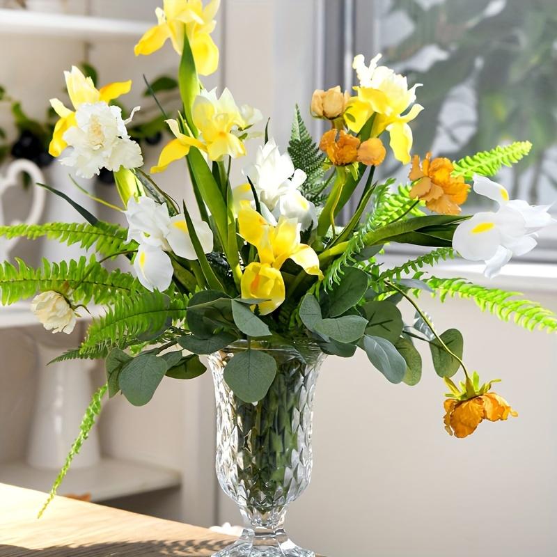 1 Stück, fühlt sich echt an, hochwertig, simulierte PU-Irisblume, Heimdekoration, Raumdekoration, Urlaubsdekoration, Partydekoration