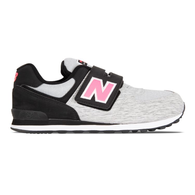 New Balance NB 574 Series Comfortable Versatile Kids Casual Shoes Kids Casual Shoes Black Gray KV574PZY