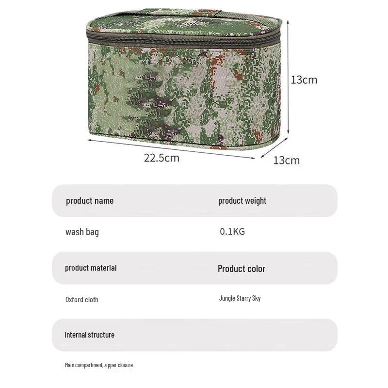 Yishunda Camouflage Hanging Toiletry Bag