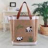 Panda Embroidery Patch: Mid-Autumn Cartoon Style Self-Adhesive Sticker