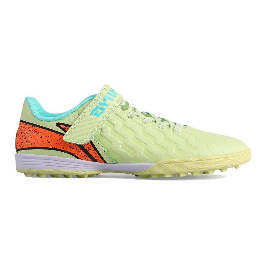 Li Ning Kids Professional Comfortable Non-Slip Wear-Resistant Low-Top Soccer Shoes Kids Sneaker Butterfly-Pink Green YKGU010-5