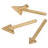 3/6pcs Soldering Iron Tips Set Copper Triangular Smoothing Head Replacement Tips for 80Watt Plastic Welder Repair Tool