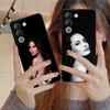 Angel Jolie Matte TPU Mobile Phone Case for VIVO Y77 76 75 74 73 72 58 56 55 51 50 38 36 Y19 Y18 Y03 Y01 5G Colorful Cover