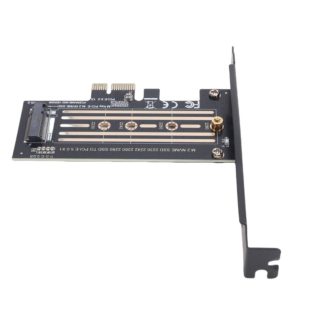 M.2 NVMe to PCIe X4 5.0 Adapter Stable 32Gbps Speed M2 to NVME Expansion Card for Computer