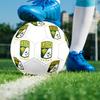 Leon FC Soccer Ball, Colorful, Suitable for All Ages, Machine-stitched, PVC Material, Competition Grade, Durable and High Bounce