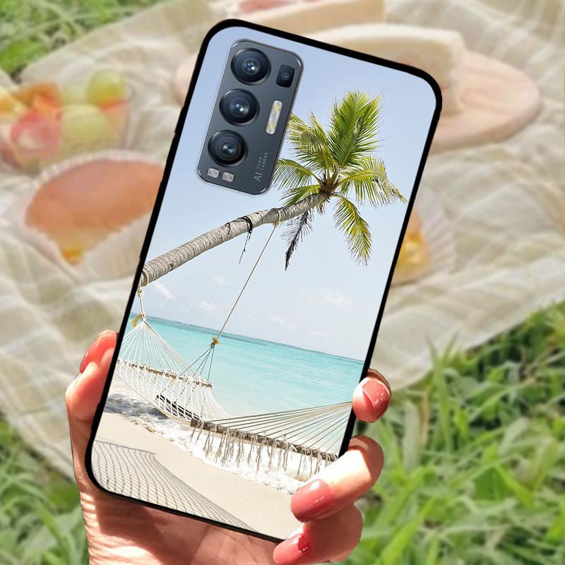 For OPPO Find X3 Neo Case Cover Silicone Soft Marble Black Bumper Funda Coque for Oppo Find X3 Lite Protective Capa FindX3 Neo