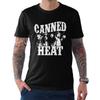 T-shirt Rock Vintage Canned Heat Tutte le Taglie Colore Nero KK1341 T-Shirt Unisex