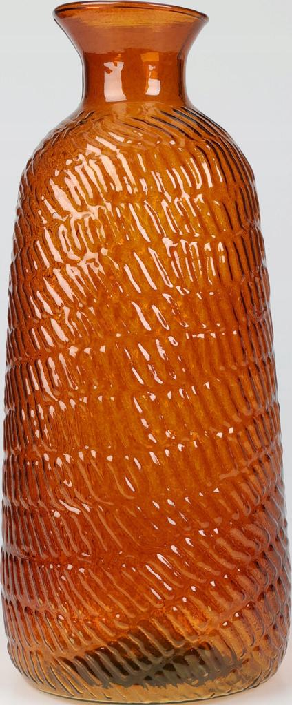 Decorative Glass Vase for Flowers 13 X 31 Cm