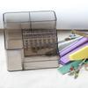 1Pcs 21-Hole Acrylic Nail Drill Storage Holder, Desktop Organizer For Nail Drill & Bits (Machine & Tools Not Included)