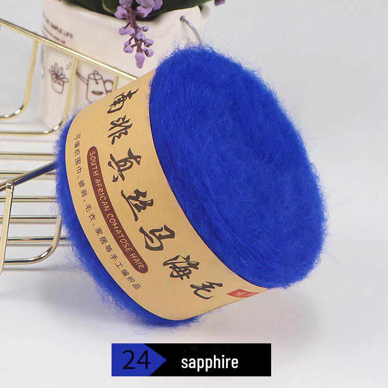 

Южноафриканская шелковая мохеровая пряжа ручного плетения для шалей и свитеров