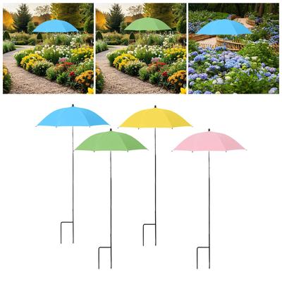 Außenpflanzen-Schirm für Topfpflanzen Gartenbeete Wetterfest Verstellbar 23,6 Zoll Multifunktionaler Schirm