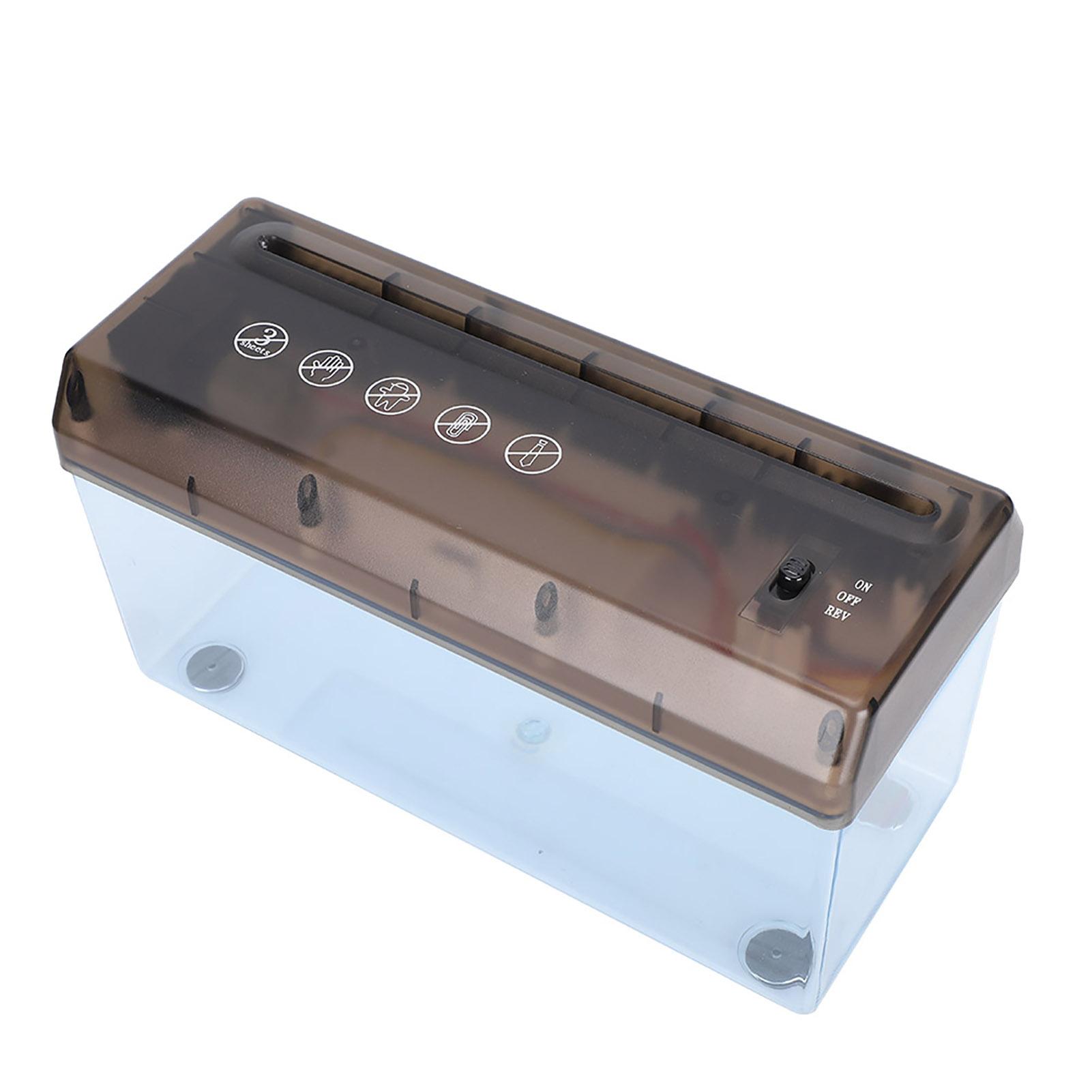 

Mini Paper Shredder Desktop Non Slip Silicone Pad USB Office Electric Small A4 Paper Shredder