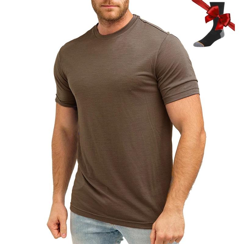 

Fashion Solid Color Versatile T-Shirt Men s Casual Comfortable Short Sleeve Top Clothing 2XL