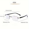 Frameless Presbyopia Glasses+1.0 To+4.0 Strength Perfect for Reading and Computer Use