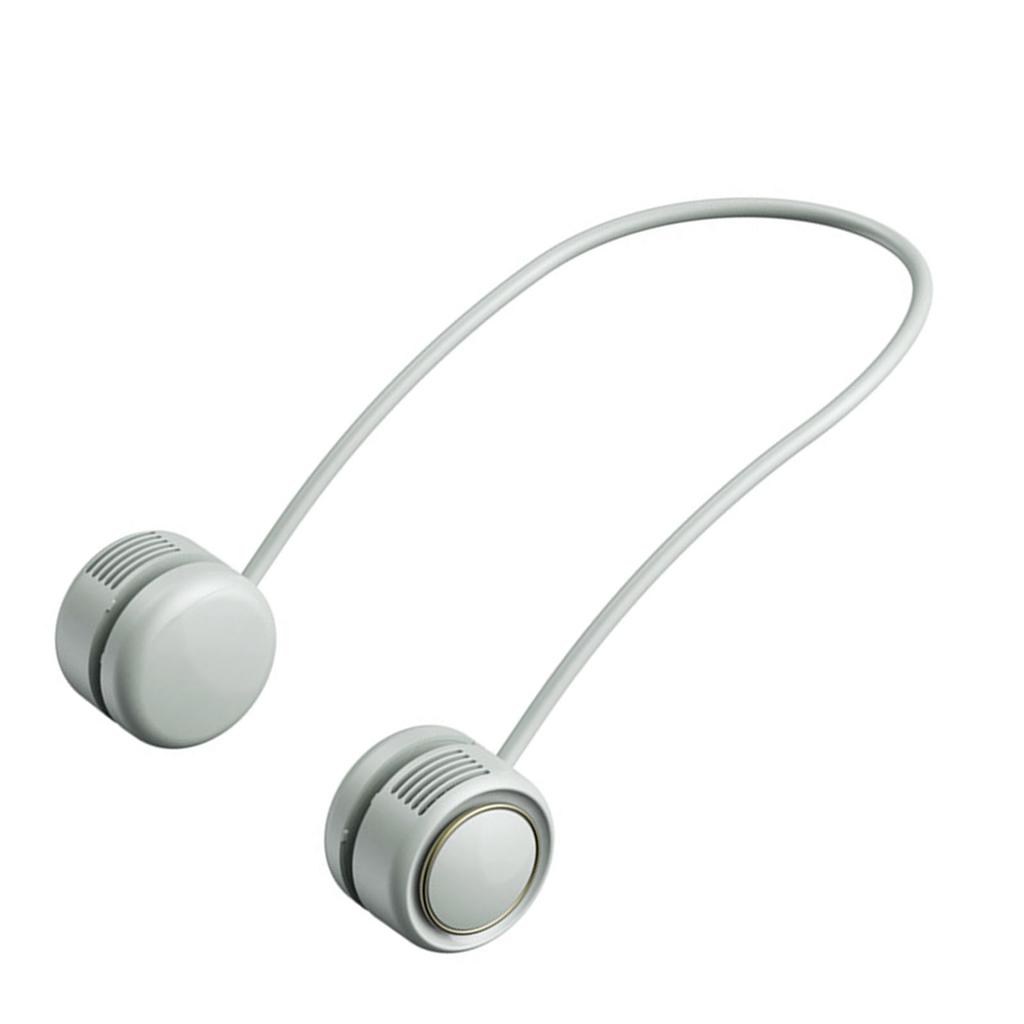 Portable Neck Fan Bladeless Fan 1600mAh Battery Operated Wearable Personal Fan Leafless USB