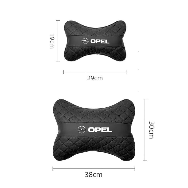 AAAYT1 Car Seat Headrest Pad Protect Lumbar Cushion Accessories For Opel Mokka Corsa D Astra Adam Antara Zafira Combo OPC Vectra H G J