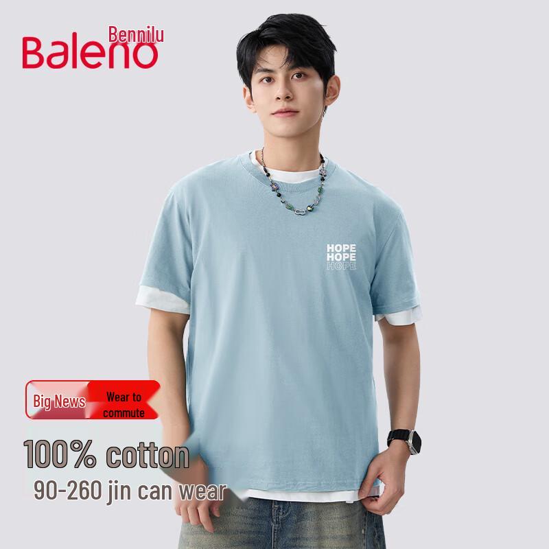 Baleno Men s Casual Heavyweight Cotton T-Shirt 3XL