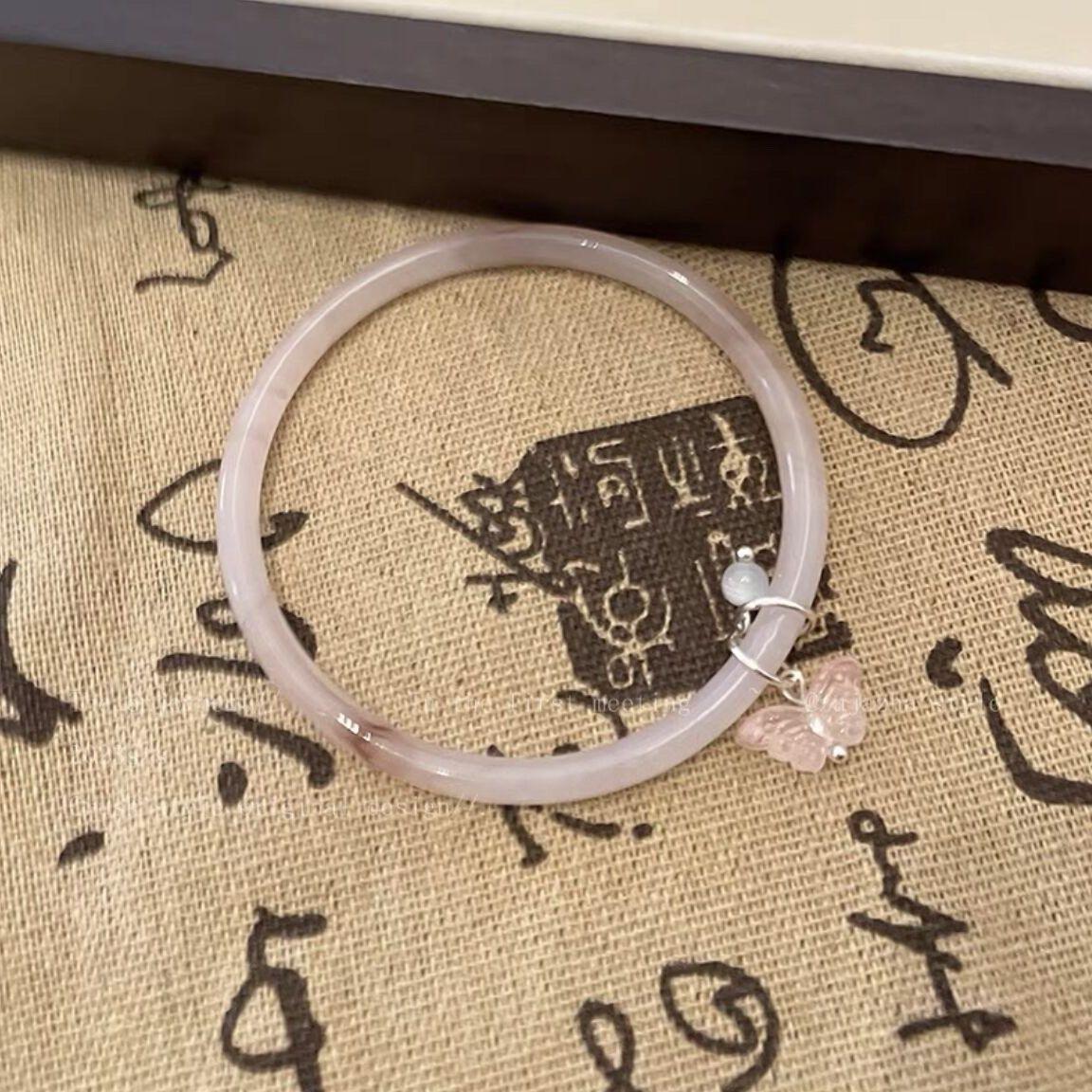 Chinese antique style Guochao bell bracelet women s suit luxury niche light exquisite bracelet high-end fringed accessories