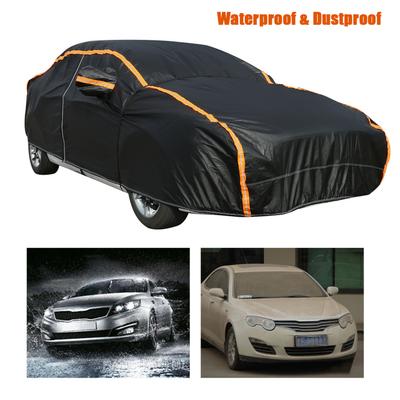 Car Cover Full Exterior Covers with Reflective Strip Waterproof Outdoor Protection UV Snow Rain