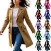 Coats For Women Single Breasted Trench Coat Fashion A-Line Fall Winter Jackets