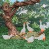 18/12/6/1PCS leuchtende Gans-Figur, Miniaturen, Heimdekoration, leuchtet im Dunkeln, Tierfigur, DIY Fariy, Gartenzubehör, Garten-Schreibtisch-Dekoration