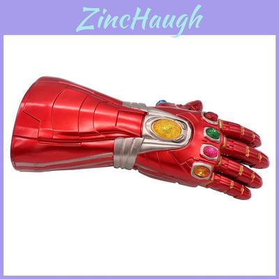 Iron Man Led Gloves With Removable Stones For Ultimate Cosplay Experience