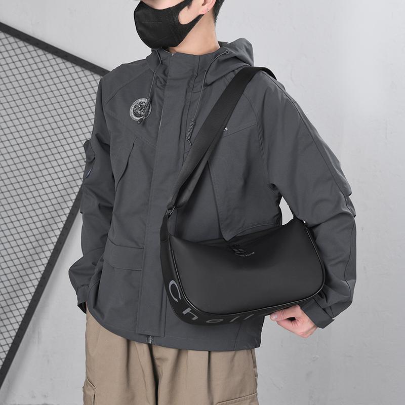 Crossbody-veske for menn Stor skulderveske