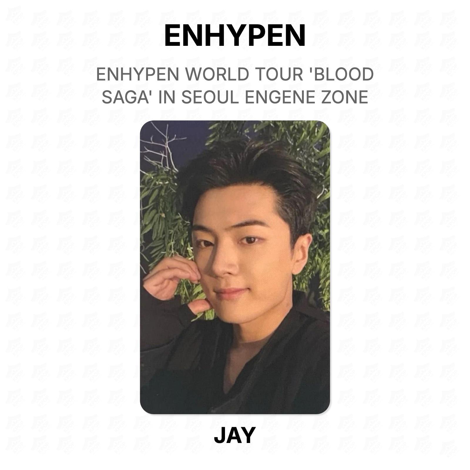 ENHYPEN WORLD TOUR BLOOD SAGA IN SEOUL ENGENE ZONE Official Photocard JAY