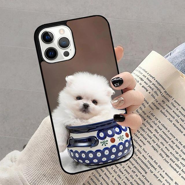 Pomeranian Dog Phone Case for iPhone 17 Air 16 16e 15 Plus for Apple 13 11 12 14 Pro Max Cover  coque fundas Shell
