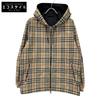 Burberry Vintage Check 8027097 Reversible Zip-Up Parka Jacket M blackUsed