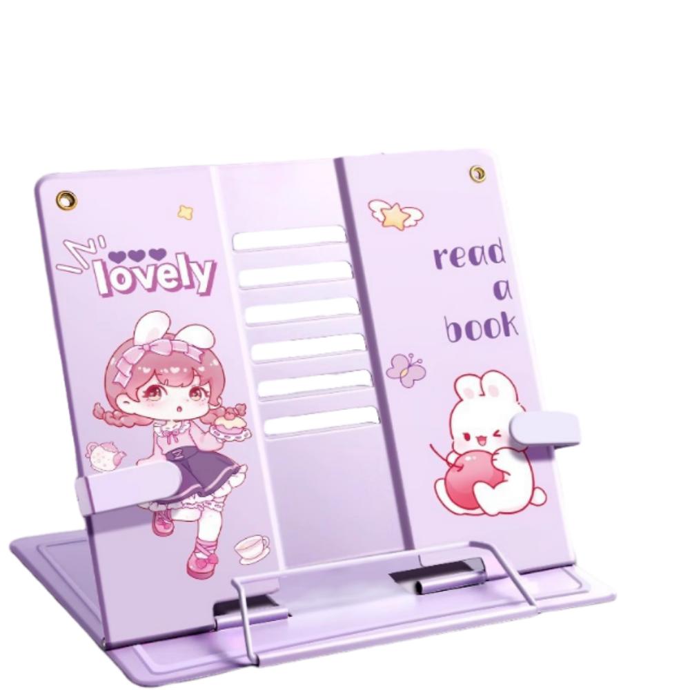 6 Adjustable Positions Desk Book Holder Heavy Duty Metal Document Holder  Cooking Recipes