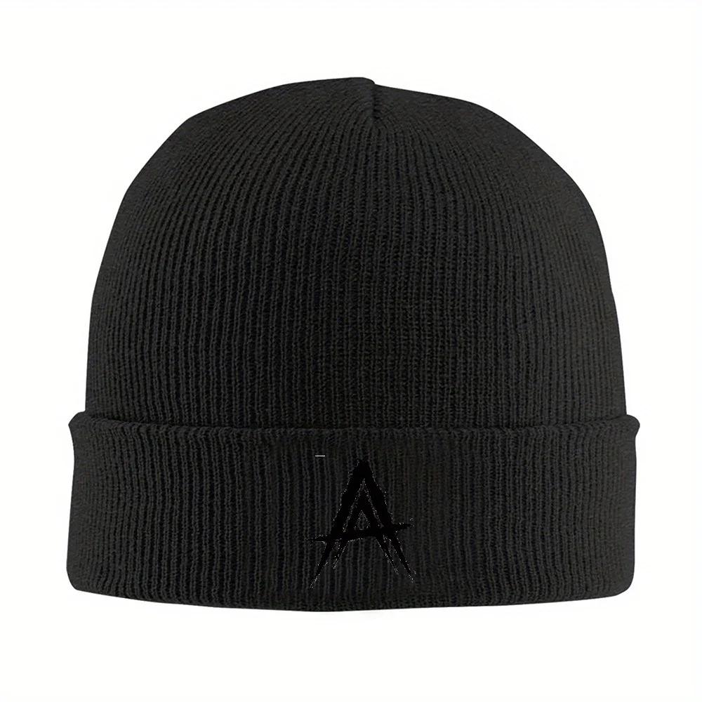 Neue PC Anuel AA Mützen Radeva Logo Strickmütze Unisex Damen Trendige Warme Weiche Beanie Mützen Frühling Outdoor Muster Kappe