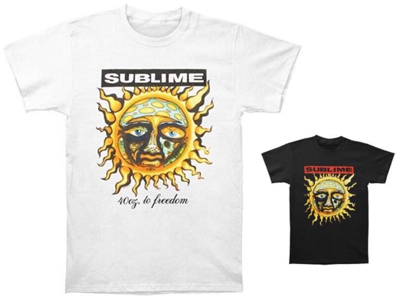 Sublime Sun Logo Men s T-shirt - Brand New Officially Licensed Tee Unisex T-Shirt S