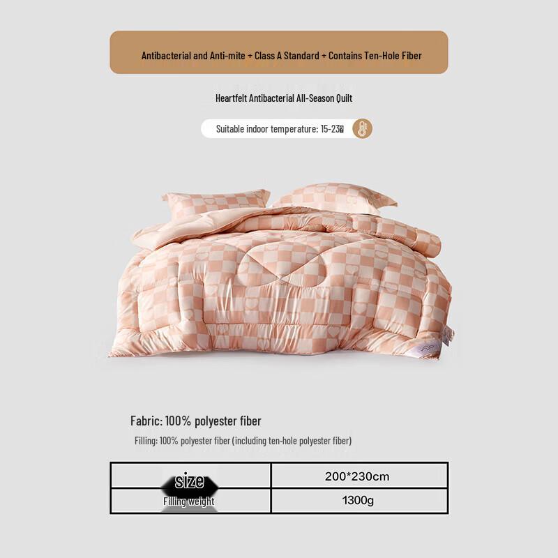 

Mercury Home Textiles All-Season Anti-Mite Fiber Quilt