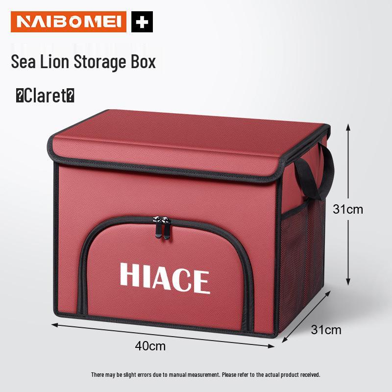 Toyota Hiace Trunk Organizer: Foldable Interior Storage Box