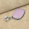 Pink Chalcedony Precious Gemstone 925 Sterling Silver Handmade Unique Pendant Jewelry