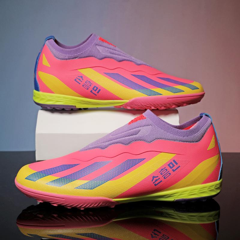 Lace-free Soccer Shoes Boys and Girls Students Children TF Shattered Nails AG Long Nails Youth Adult Training