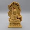 Schutzgeist hölzerne Miniatur Buddha Statue Markenloser Artikel, Gottheit, Schnitzerei, (Acala)