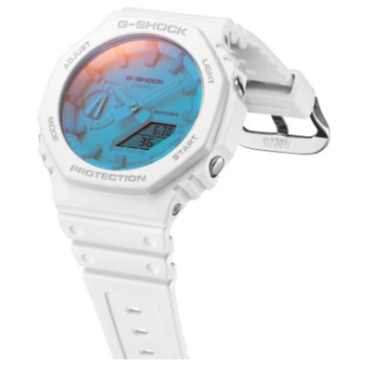 Casio Montre Bleue pour Homme GA-2100TL