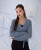 ROSEFRANTZ Muse Wrap Rib Knit [Gray]