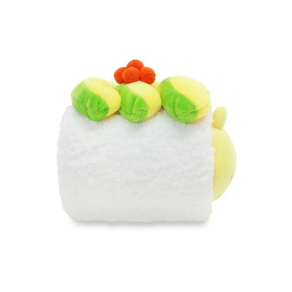 IRISRAIN ANIROLLZ Plush Toy, Small, Japanese Food Series, Avocado Chicky, 11.5x14x15cm (ANI-CK-PB6)