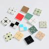 ''1:12 Scale Wooden Floor Tiles 10Pcs Dollhouse Splicing Square Boards Mini Diy Simulation Room Model Decoration