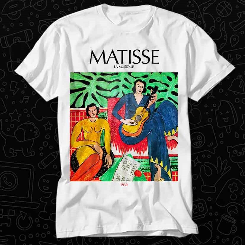 

Matisse Aesthetic La Musique Painting Art Design Fashion Design T Shirt 102 3XL