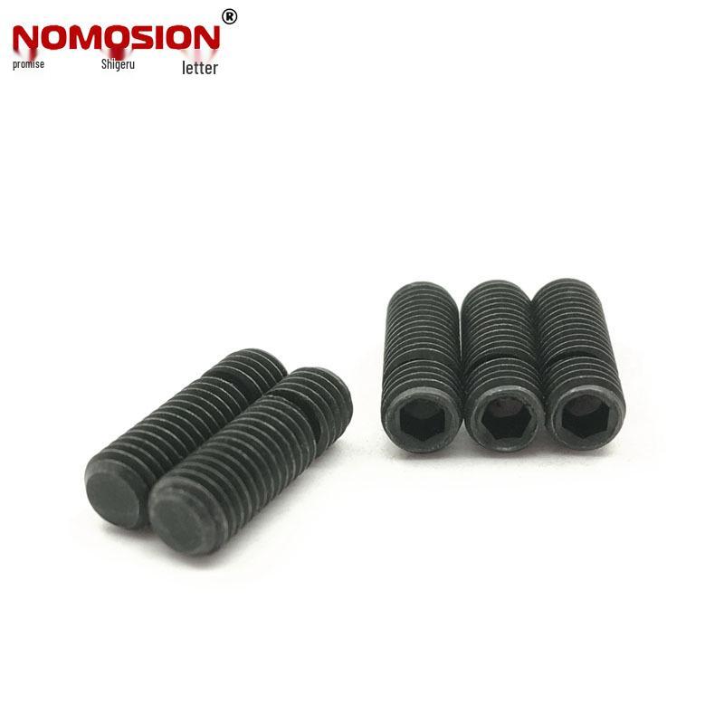 M5x16 Flat End Headless Hex Socket Set Screw, Grade 10.9