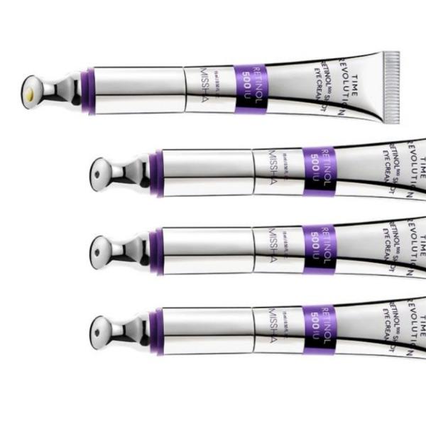 MISSHA Time Revolution Retinol 500 Shot Galvanic Eye Cream Duo Set (15ml + 15ml)