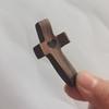 Handcrafted Wooden Fidget Cross Pocket Prayer Cross Fingertip Stress Relief Cross Gadget