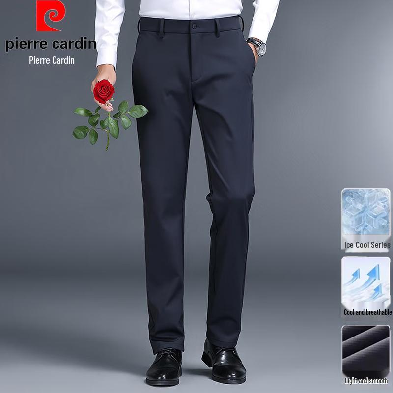 Pierre Cardin Men s Summer Slim Fit Casual Trousers 31